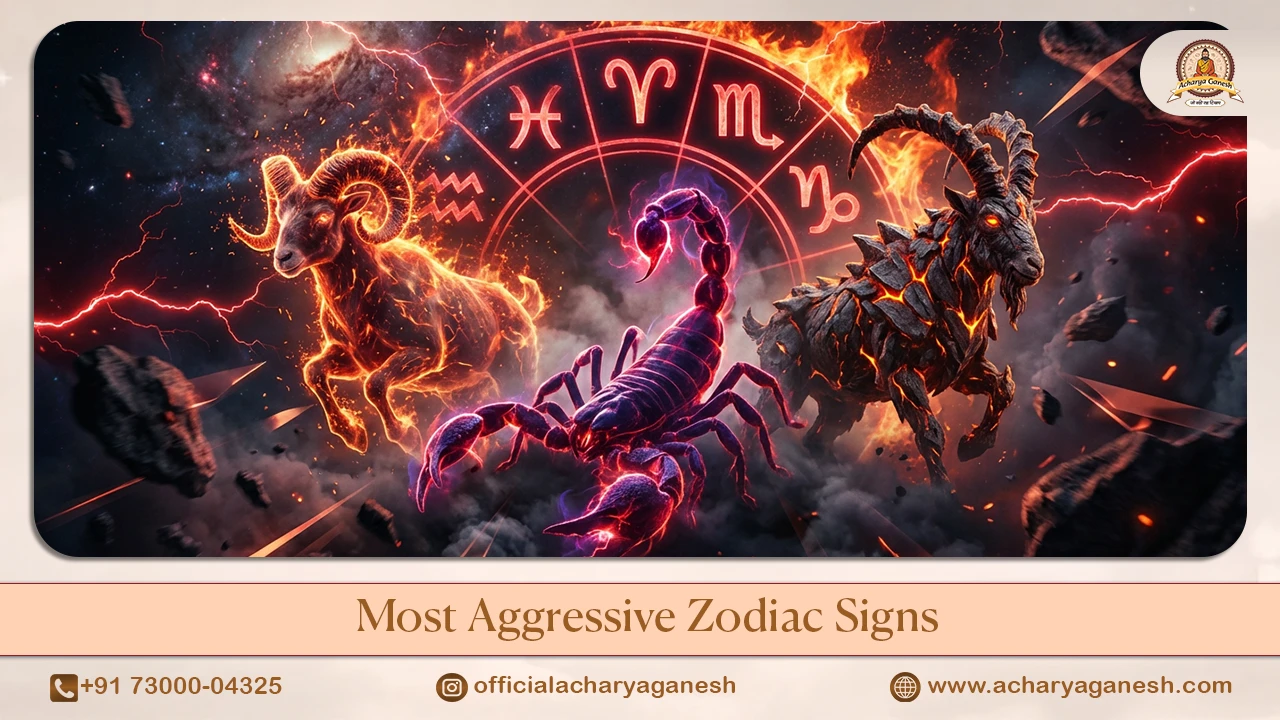 Most aggressive zodiac signs overview